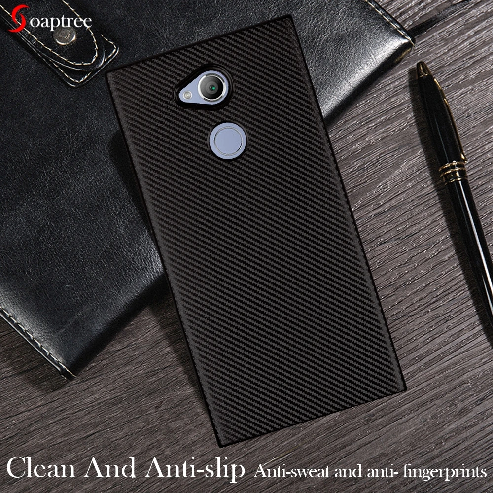 

Silicone Cases For Sony XA1 XA2 XA Ultra Case Back For Sony XZ2 XZ Compact Premium Mini XZP Z6 L2 C6 Breathable Fiber Case
