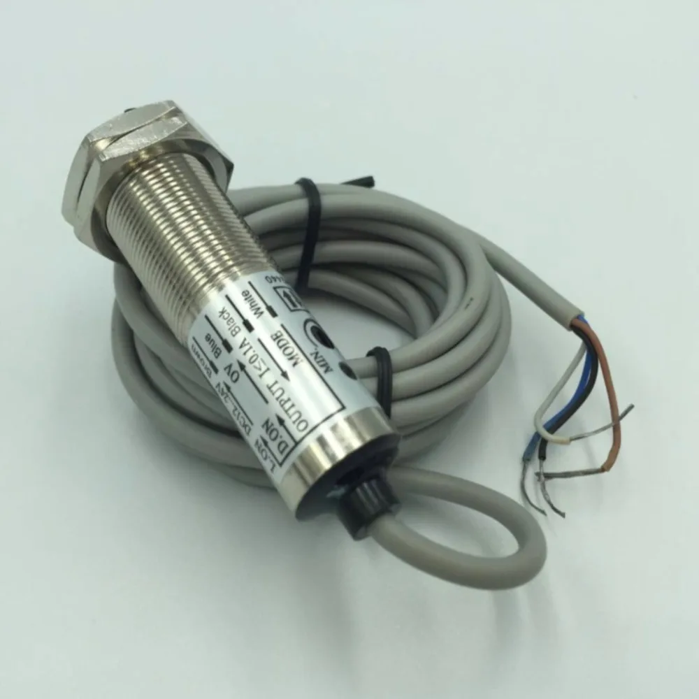 CDD 40N DC 12V 24V 40mA 4 проводной тип NPN NO + NC 40 мм детектор Цилиндрический индуктивный
