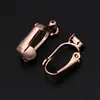 Earrings Adapter Ear Clips Converter For Non-pierced People Clip On Metal Component DIY Jewelry Making Tool Findings 4