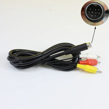 

6PCS Newest Audio Video AV Cable Connection for Genesis MD 2/3 AV Cable SEGA MD2 / 3