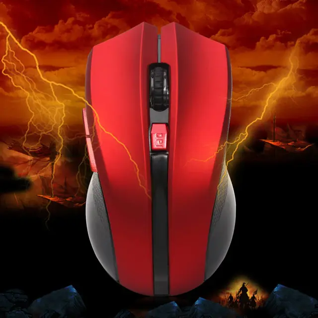 Universal Portable 2.4GHz Wireless Optical Gaming Mouse Mice Mechanical Mouses For Computer Games SL@88 Universal Portable 2.4GHz Wireless Optical Gaming Mouse Mice Mechanical Mouses For Computer Games SL@88