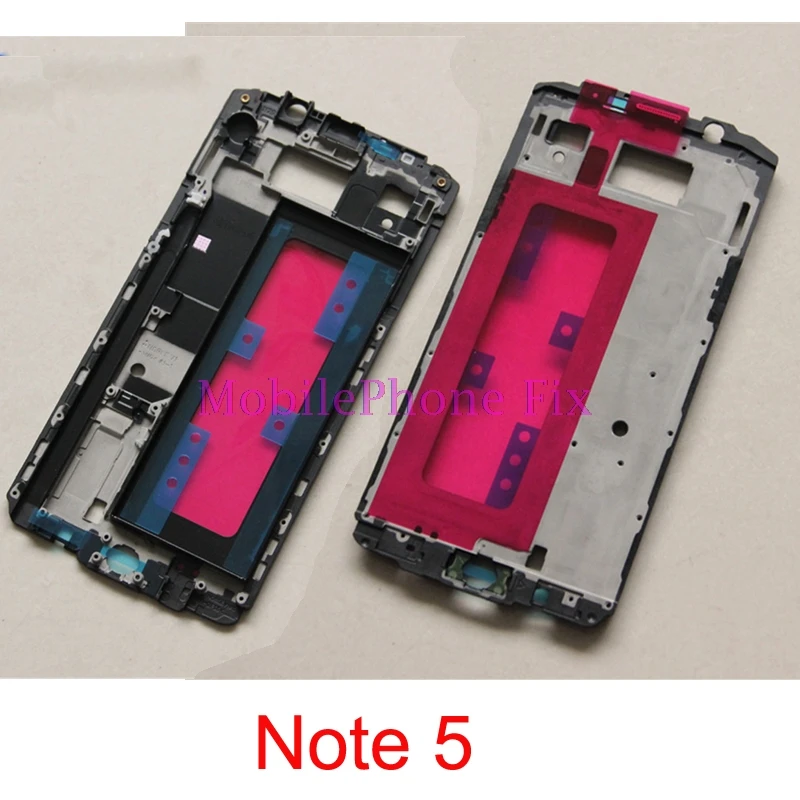 

High Quality LCD Front Frame Bezel Housing For Samsung Galaxy Note 5 Note5 N920 N920F Middle Inner Frame Repair Parts