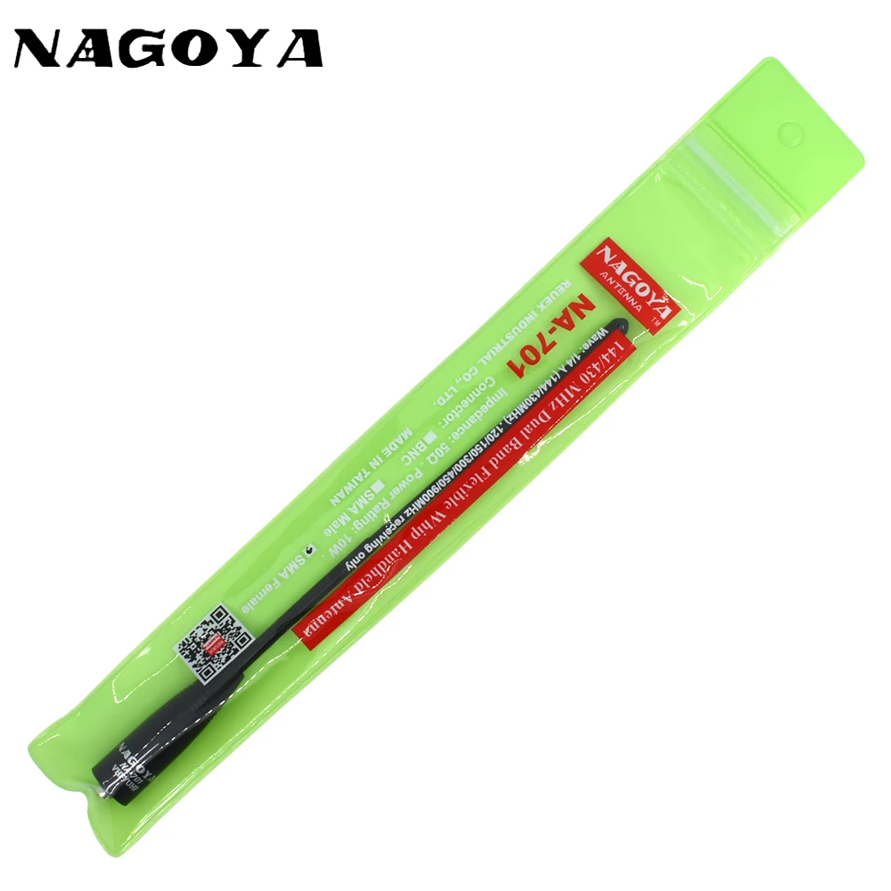 

Nagoya na-701 sma-f Female vhf uhf Dual Band For Baofeng UV-5R UV-5RA UV-B5 BF-888S Two Way Radio 144/433MHz Antenna