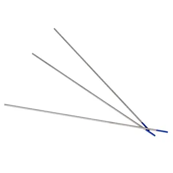 

1.6/2.0/2.4 x 150mm Silver&Blue Tip WL20 Model TIG Welding Lanthanated Tungsten Electrode in Case Pack of 10