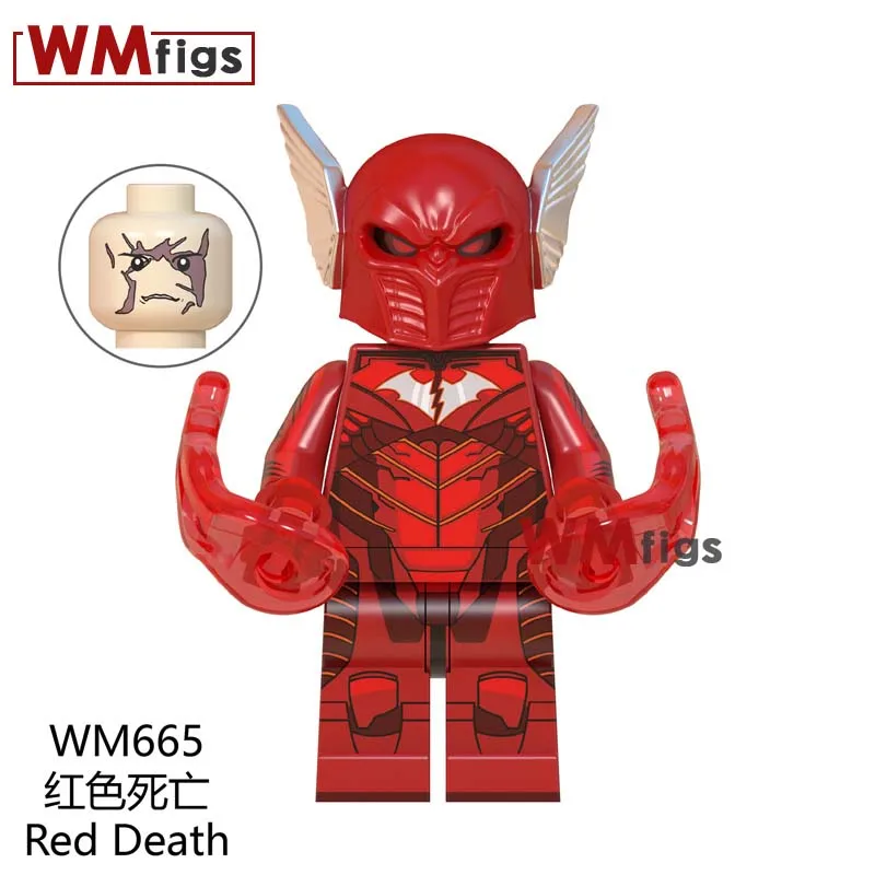 

WM665 Red Death The Reverse Flash Batman Lex Luthor Barry Allen Building Block DC Super Heroes Toys For Children Birthday Gifts