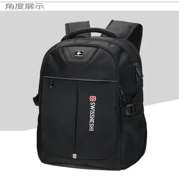 

swiss waterproof 17 inch travel backpacks Business backpacks School bags Waterproof Shoulder bags laptop compute backpack