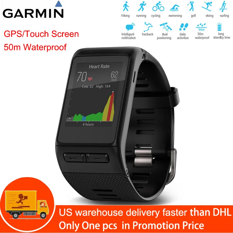 

Garmin vivoactive HR Bluetooth 4.0 Smart Watch Optical Heart Rate Monitor Wristband