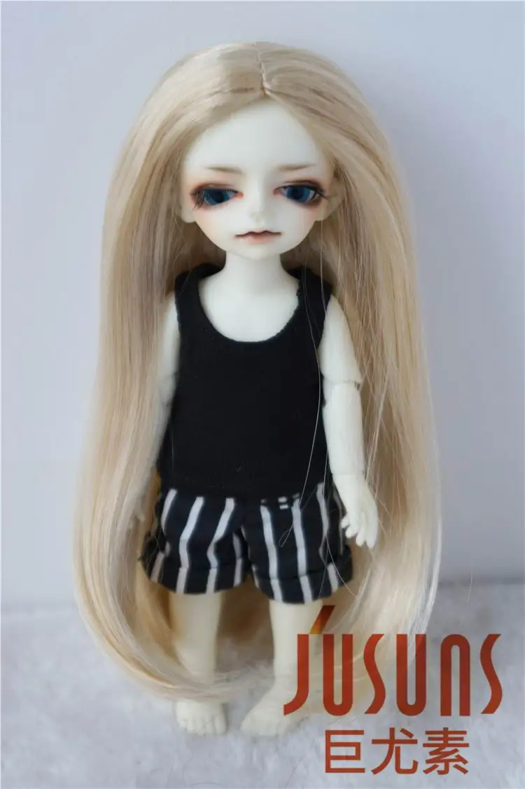 JD016 1/12 1/8 BJD кукольные Парики Мода пробор линия длинный кудрявый парик Размер 3-4 дюйма 4-5 дюймов 5-6 дюймов синтетический мохер кукольные парики