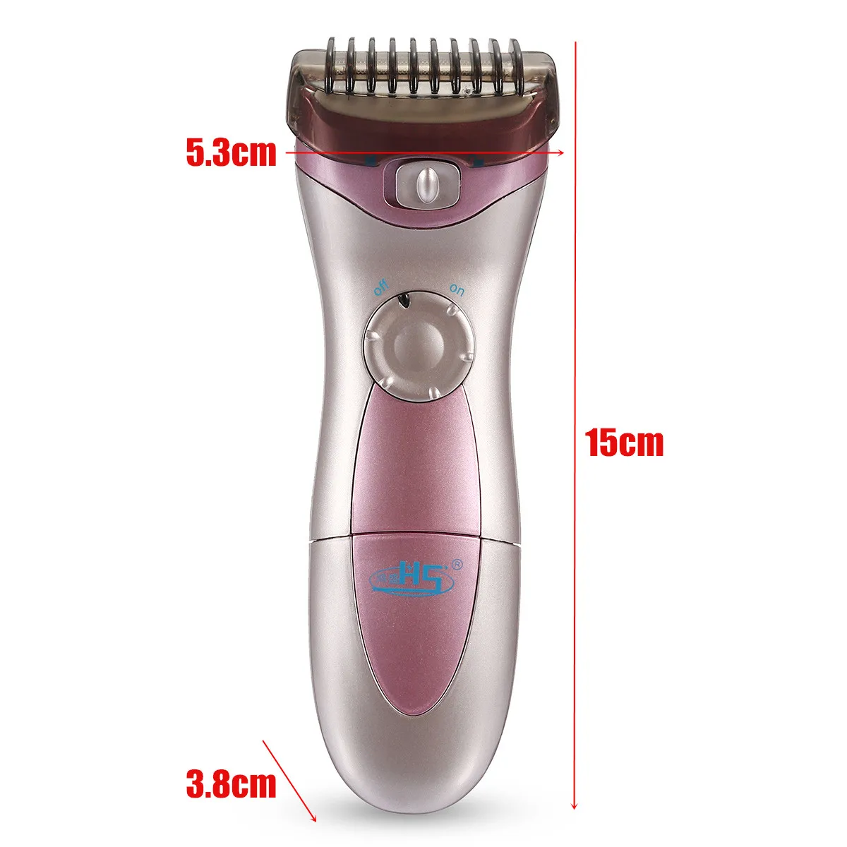 Lady Electric Wet Dry Cordless Shaver Women Trimmer Legs Bikini Hair Remover Epilator