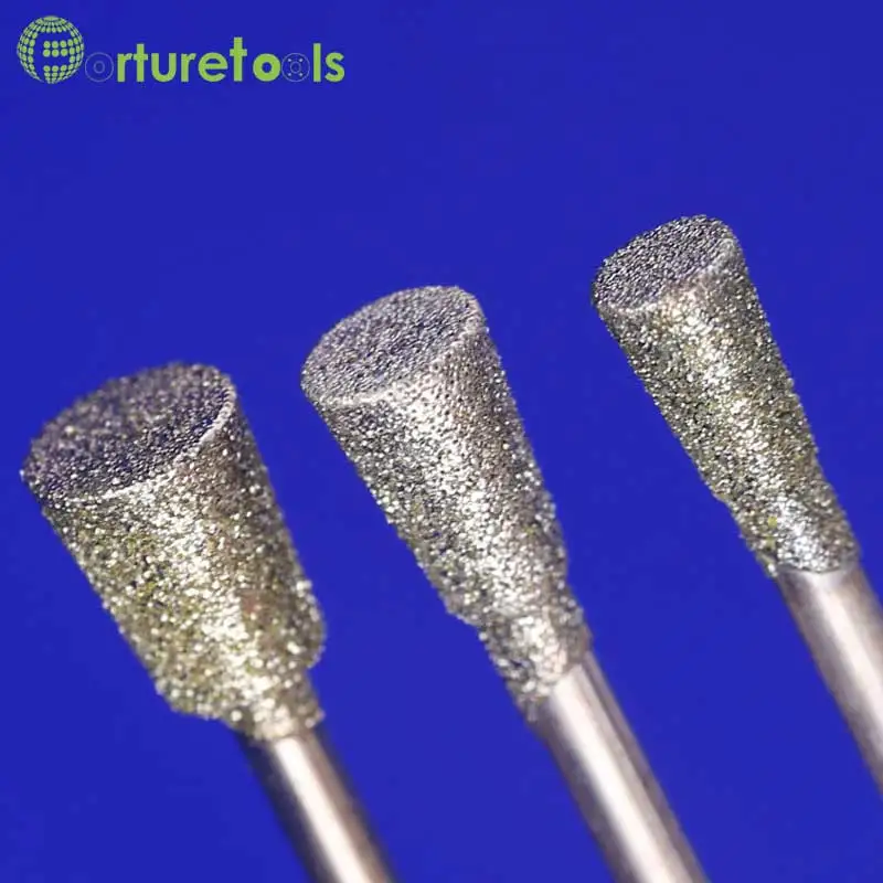 50pcs diamond mounted point dremel rotary tool mounted wheels Head dia 0.5~8mm Shank dia 2.35mm head type J TZ47 50pcs diamond mounted point dremel rotary tool mounted wheels Head dia 0.5~8mm Shank dia 2.35mm head type J TZ47