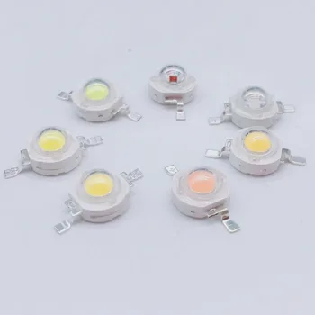 

50PCS/lot LED Chips High Power 1W 3W 5W White Blue Green Yellow Red Amber Cyan Orange 30mil 45mil Lamp Matrix Bulb light NO PCB