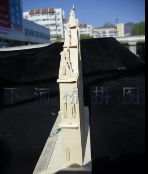 3D деревянные головоломки модель здания Макао руины собора Святого Павла деревянная архитектурная сборка игры деревянные ремесла строительный комплект