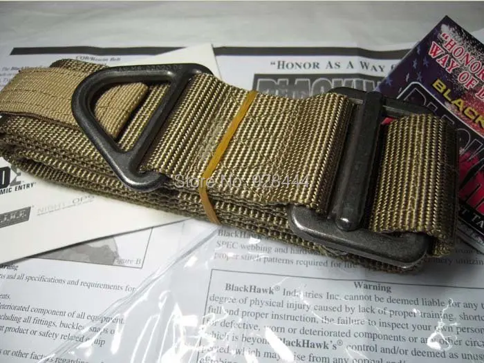 CQB Rescue Riggers Tactical Rappelling Military waist Belt Sand Color for hunting outdoor games