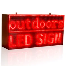 32*64cm Red Strong Programmable Led Sign with Scrolling Message Display For P10 FULLY Outdoor Use led display