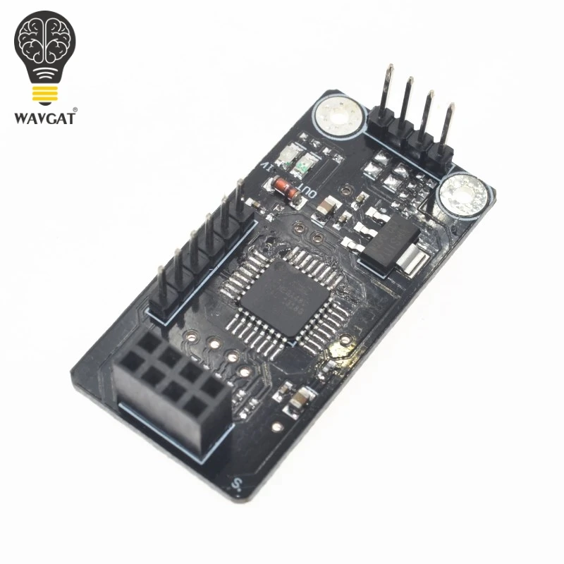 

WAVGAT NRF24L01 Socket Adapter plate Board ATMEGA48 wireless Shield module SPI to IIC I2C TWI Interface