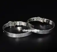 20PCS 10mm Width *210mm Length Stainless Steel Bracelets Fit 10MM Slide Charms