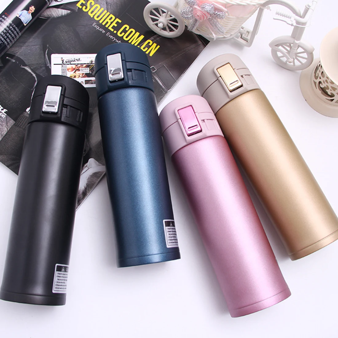 Vacuum Flasks Thermoses 500ml Stainless Steel Insulated Thermos Cup