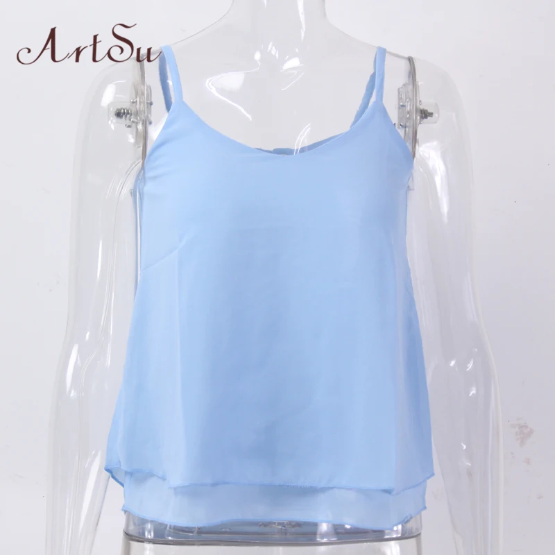Женская шифоновая блузка ArtSu модель LDVE60008 на весну и лето 2017|chiffon blouse women|chiffon