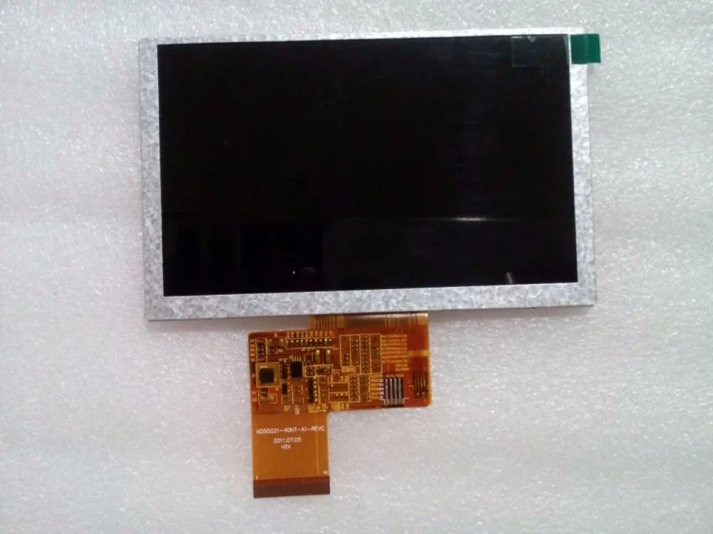 

5 inch GPS Navigator display KD50G21-40NT-A1-REVC LCD display screens 800*480 KD50G21-40NT-A1