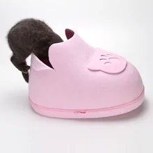 

Pet Beds for Small Dogs Creative Model Dismountable Zipper Cat Bed Blanket Indoor Pets Products Warm Sleeping Kennel Cushion