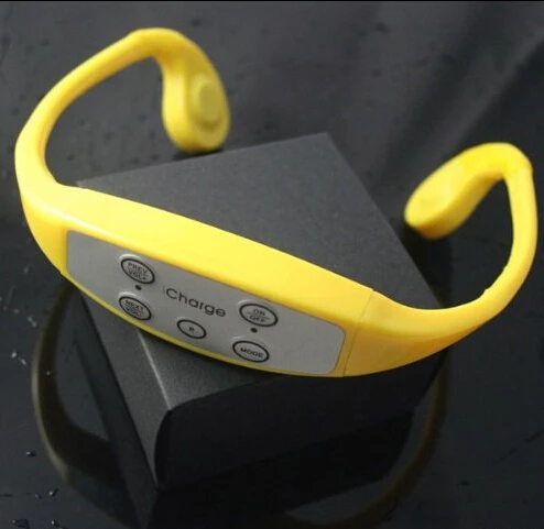 Winait 8GB waterproof MP3 Player/bone conduction mp3 sports swimming headset free shipping