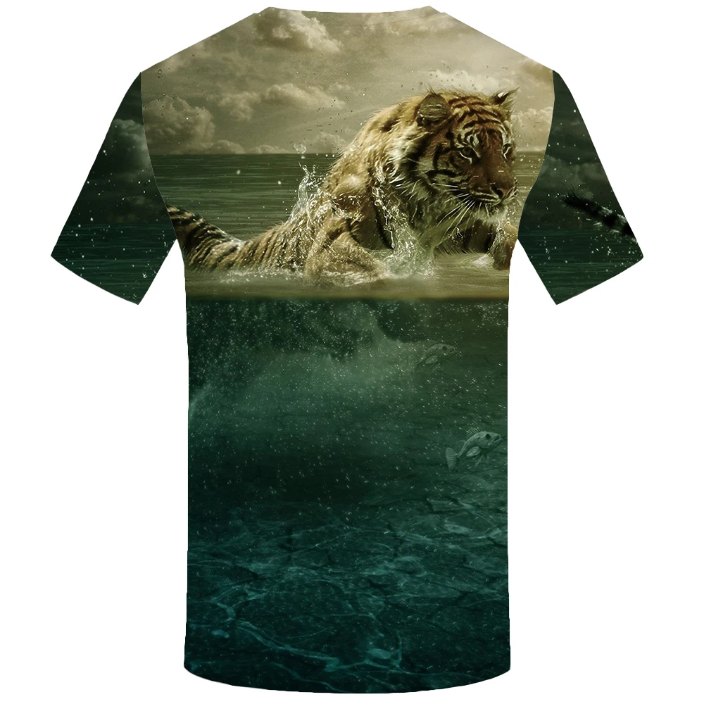 KYKU Tiger Shirt Water Clothes Animal T-shirt Funny T Shirts 3d T Shirt Men 2018 Summer Short Sleeve Mens Clothing New KYKU Tiger Shirt Water Clothes Animal T-shirt Funny T Shirts 3d T Shirt Men 2018 Summer Short Sleeve Mens Clothing New