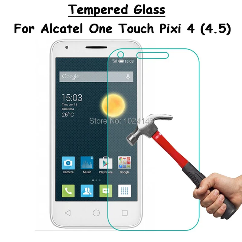 Для Alcatel One Touch Pixi 4 5 прозрачная защитная пленка из закаленного стекла