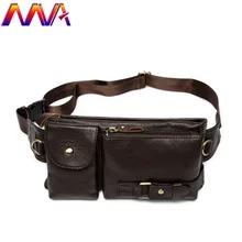 Mva Мужская нагрудная сумка натуральная кожа мужская сумка на талию с качеством коровья кожа мужская сумка на талию модная деловая Мужская нагрудная сумка