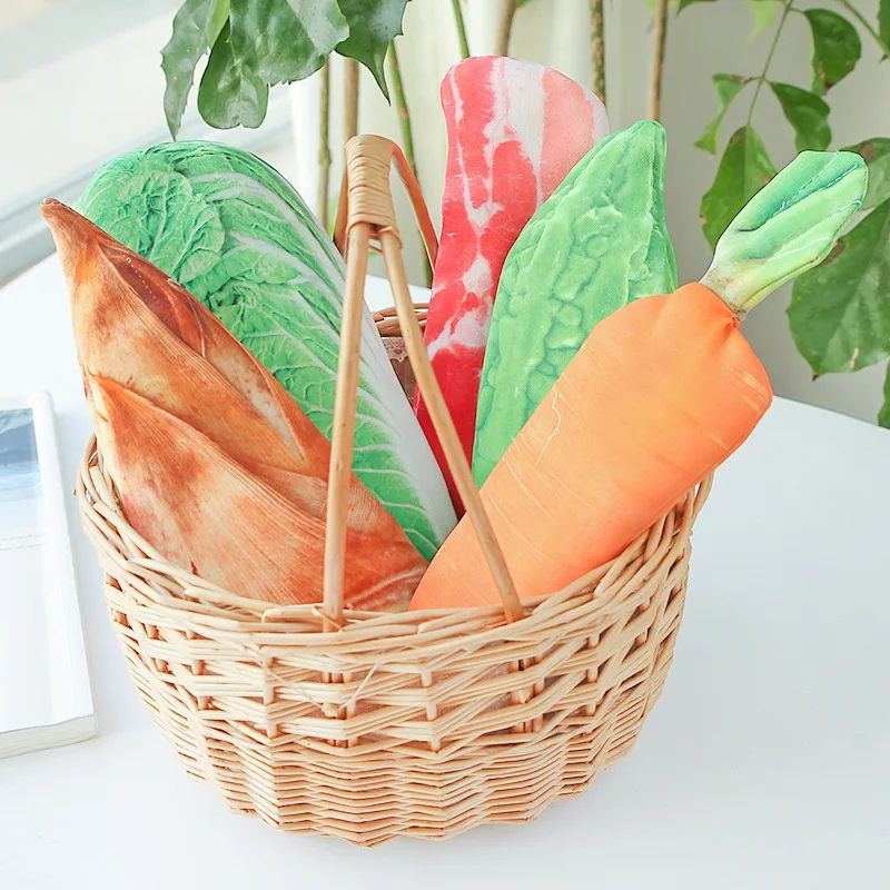 

Creative Fun Storage Pen Bag Simulation Vegetable Pen Bag Pork Belly Cabbage Carrot