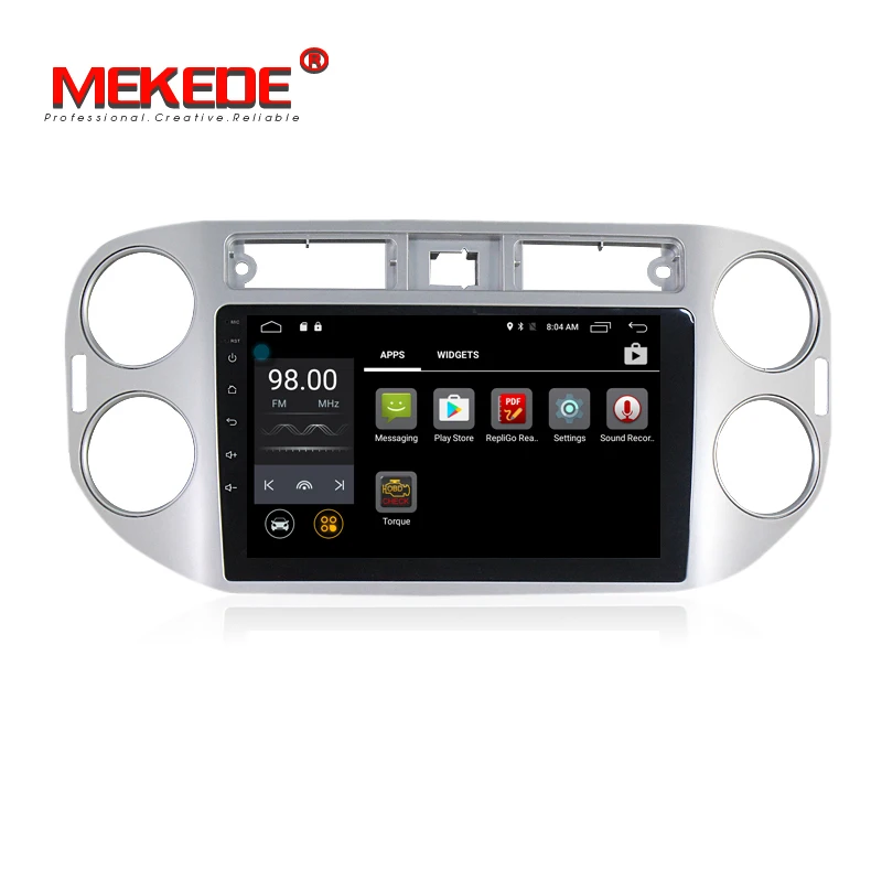 Best HD 1024x600 Android 7.1  2G RAM  Car radio DVD GPS navi player for Volkswagen tiguan 2010 2011 2012 2013 2014 2015 2016 2