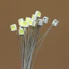 T3528WM 20pcs SMD LED 3528 Pre-wired micro litz PTFE Wire Warm White 3V Light with Free Resistor 1