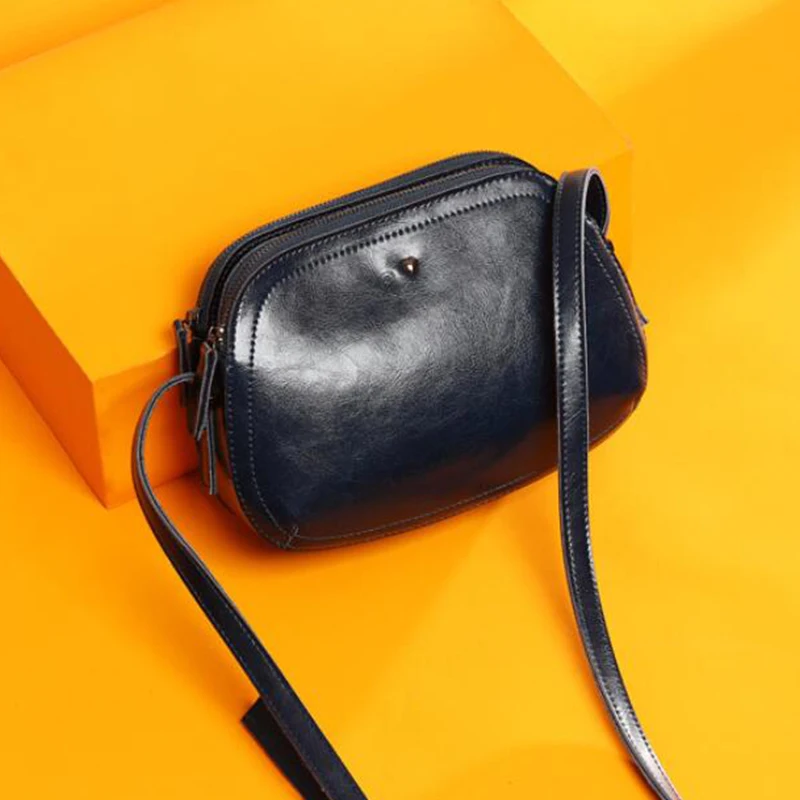 

bag female Genuine leather small messenger bags for woman ladies shoulder bags new handbags female cowhide shopping