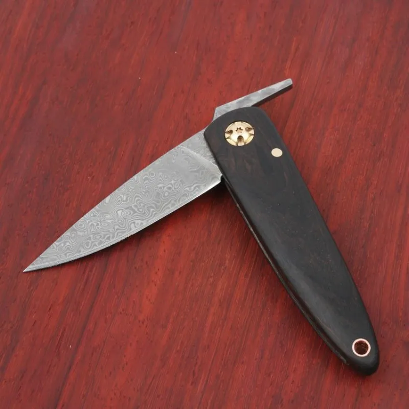 

Bear Home Woodpecker handwork Knife DIY EDC Wood Shell Japanese traditional Recreate Knife