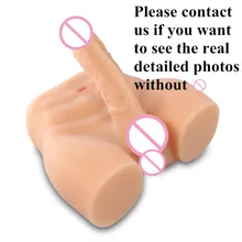Lifelike real size full silicone male or gay with 20cm big gaint dildo and anus hole