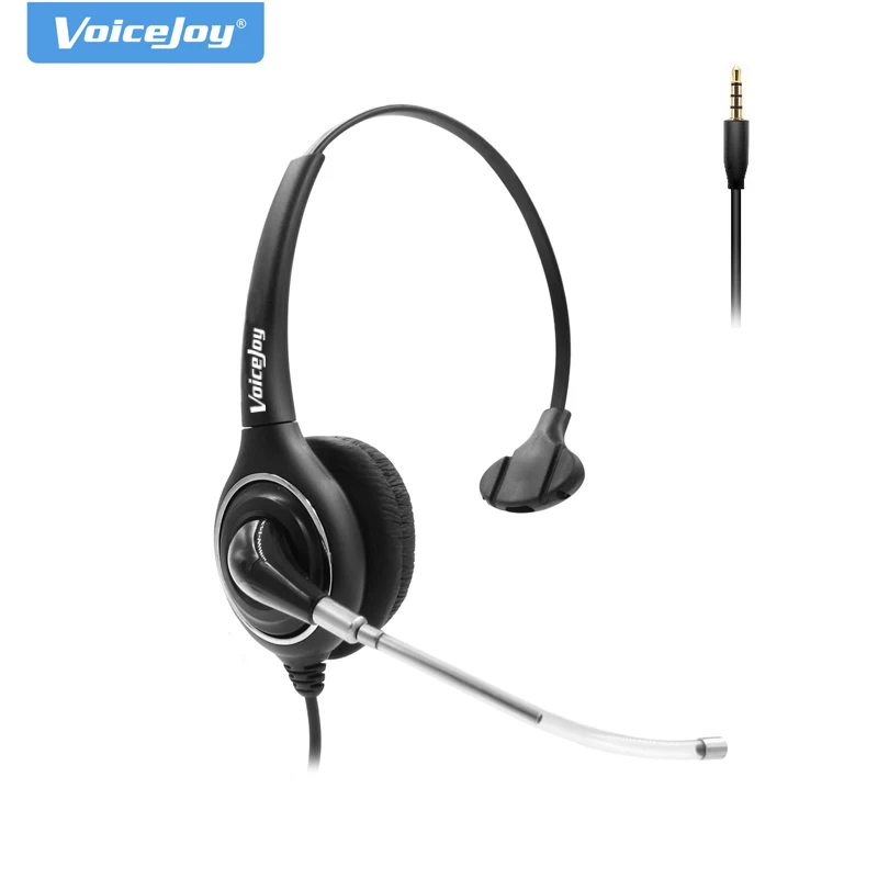 Call center Voice Tube headset with mic QD (Quick Disconnect) headset