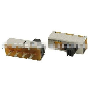 

5pcs x On/On/On 3 Position 1P3T SP3T Vertical Slide Switch 4 Pin PCB 0.5A 50V DC SS13F11