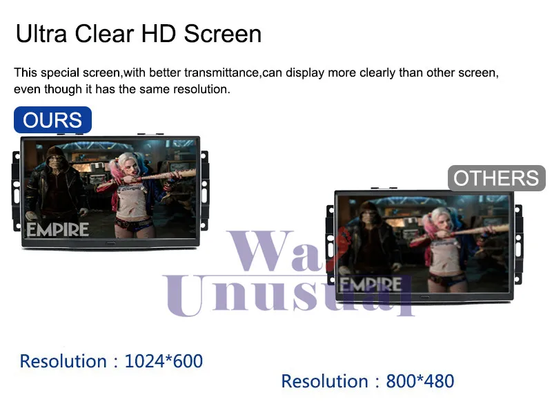 Best WANUSUAL 9 Inch Quad Core 16GB Android 6.0 Car Radio Player for Chrylser 300C OLD With GPS BT 3G Wifi Mirror Link 1024*600 Maps 4