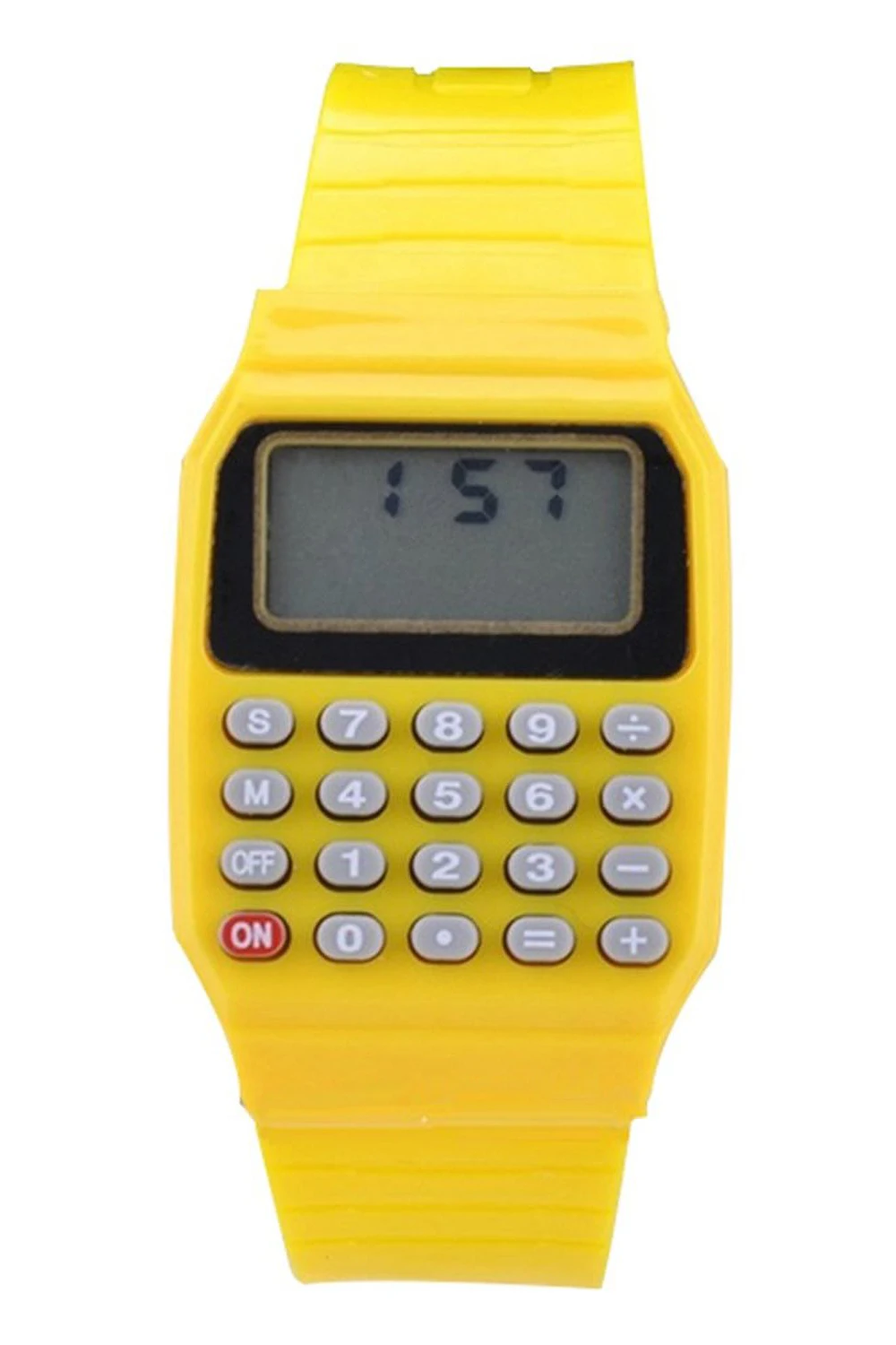 الفتيان والفتيات سيليكون تاريخ عرض الساعات الإلكترونية متعددة الوظائف حاسبة ووتش الاطفال حاسبة ووتش