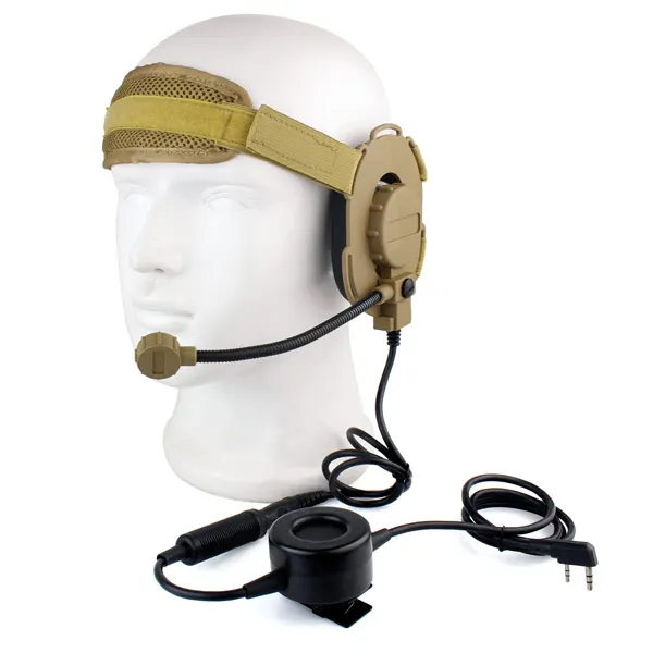 2 Pin Twoway Radio Hd03 Z Tactical Bowman Elite Ii Headset With