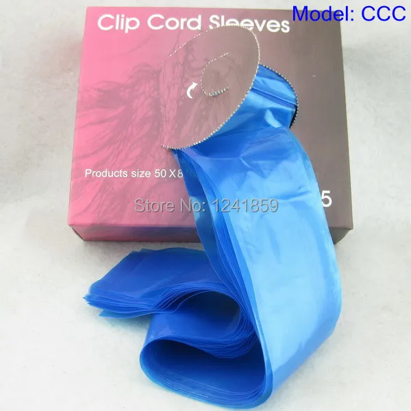 125pcs Plastic Blue Tattoo Clip Cord Sleeve Cover Bag Supply CCC-A# 125pcs Plastic Blue Tattoo Clip Cord Sleeve Cover Bag Supply CCC-A#