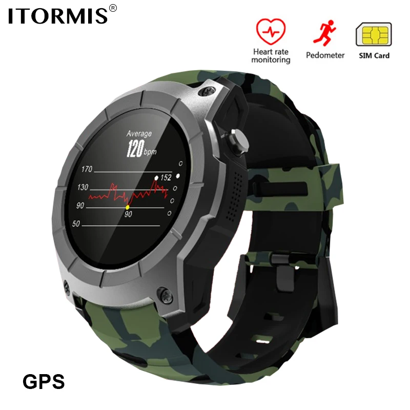 ITORMIS Bluetooth GPS Smart Watch SmartWatch Phone Watch Sports Support SIM TF Card Heart Rate Fitness Tracker for Android IOS ITORMIS Bluetooth GPS Smart Watch SmartWatch Phone Watch Sports Support SIM TF Card Heart Rate Fitness Tracker for Android IOS