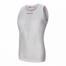 Santic Men Summer Cycling Jersey White Reflective Cycling Vest Team Sky Cycling Clothing Cycling Vest MN15011W