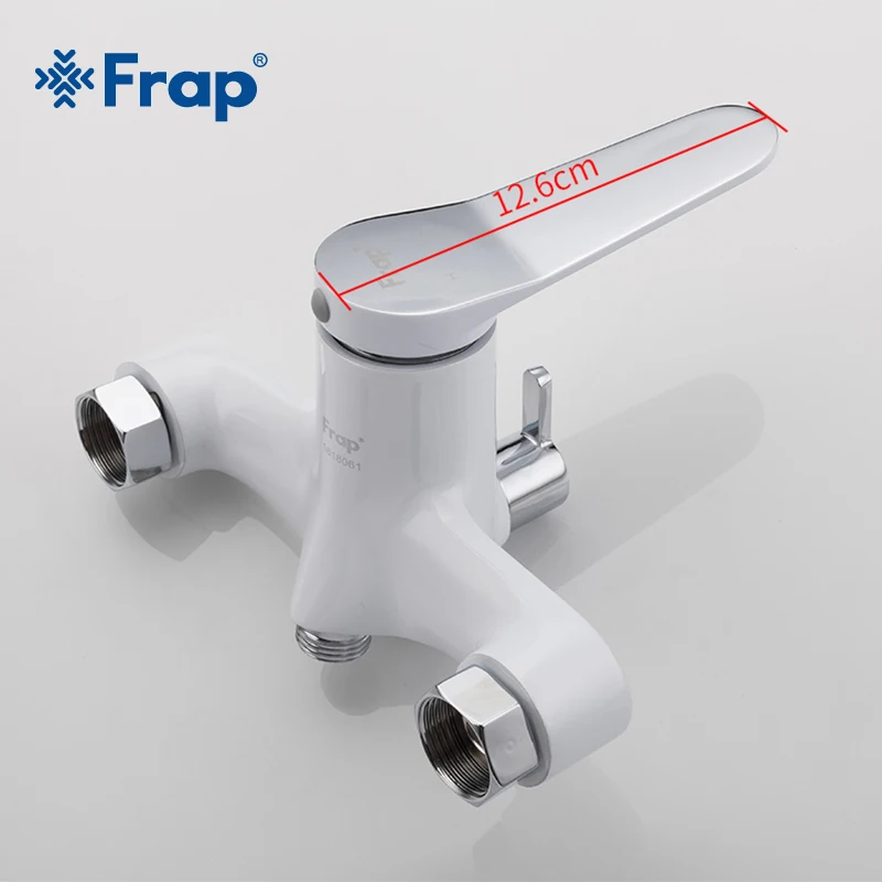 Frap New 35mm Bathroom Shower Faucets White