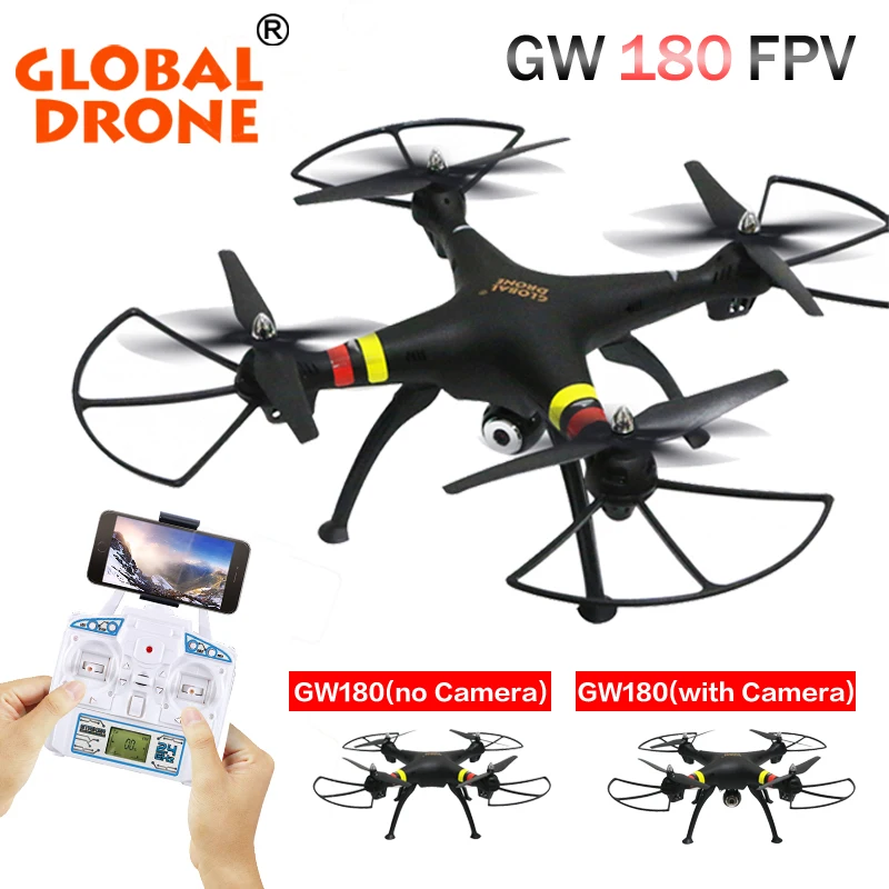 Дрон GW180 FPV RC с Wi-Fi камерой 2 4G 6-осевой RTF режим удержания высоты Вертолет VS SYMA X8W X8HG |