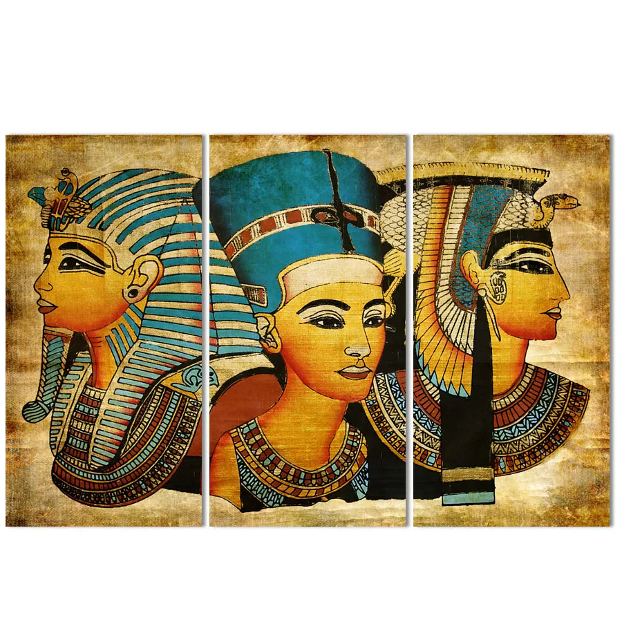 3pcs/set 5D DIY Diamond Painting Pharaoh Of Ancient Egypt Full Square 5d Embroidery Cross Stitch painting Home Decor | Дом и сад