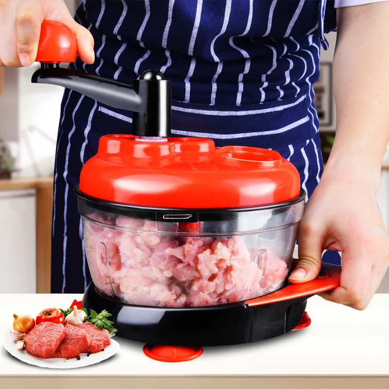 

Household Manual Meat Grinders Garlic Machine Cutter Food Processor for Fruit Vegetable Meat Slicer Machine Kitchen Tool