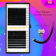 METESEN BEAUTY Flat Ellipse Eyelash Extensions Grafting Supplies Professional Individual Lashes Best makeup eyelashes METESEN BEAUTY Flat Ellipse Eyelash Extensions Grafting Supplies Professional Individual Lashes Best makeup eyelashes