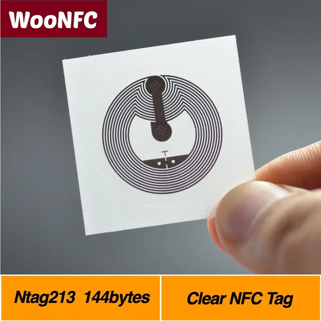 30 NFC Tag Programmabili NTAG213 - Adesivi Rotondi 25mm, 144 Byte, Compatibili Con Smartphone NFC
