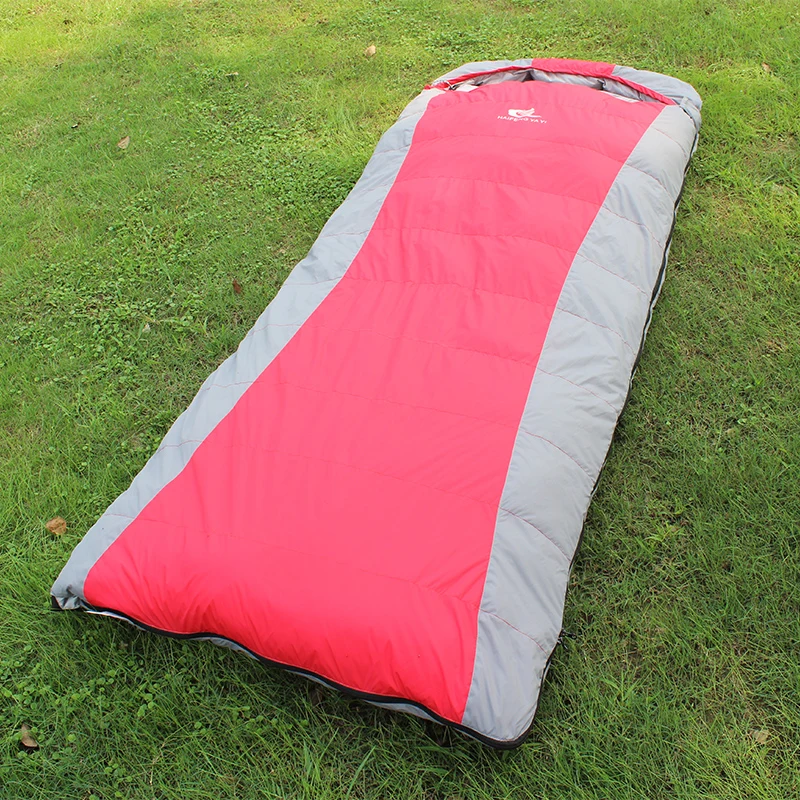 Upset down warm sleeping bags 320t Polyester cloth Surface material The