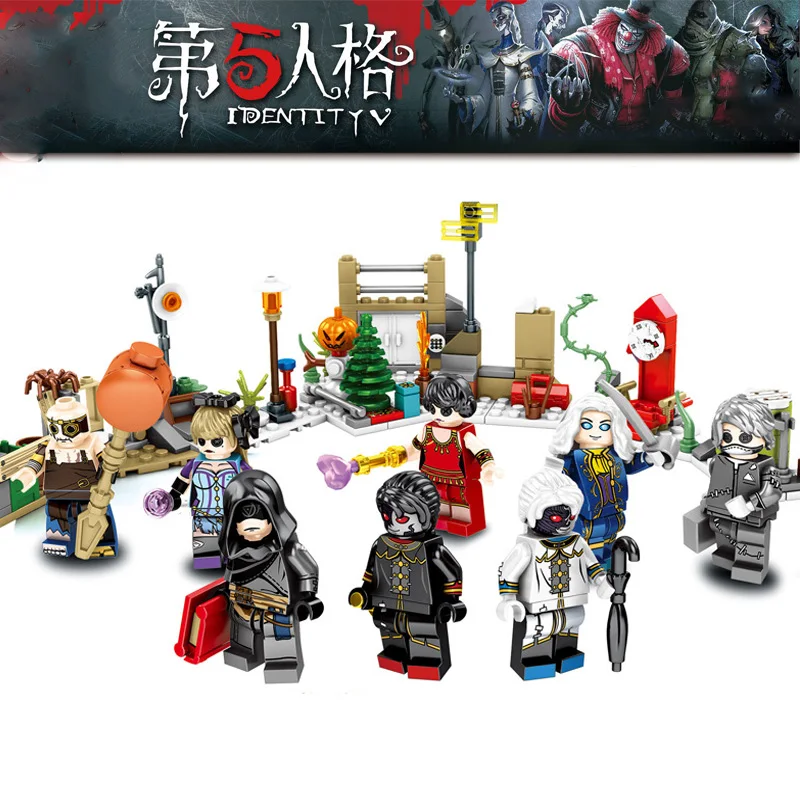 

Bricks Horror Figures Identity V Game Action figurines Building Blocks Halloween Toys For Children